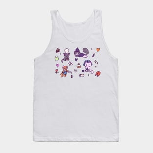 Cats With Hobbies Tank Top